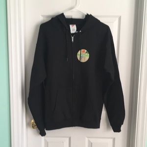 NWT Hanes Zip-up Hoodie.
